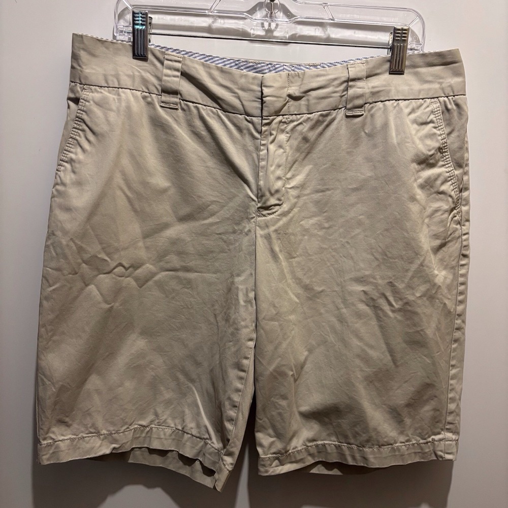 Tommy Hiliger Tan Shorts Ladies 14 34" X 10"‎ X 8"